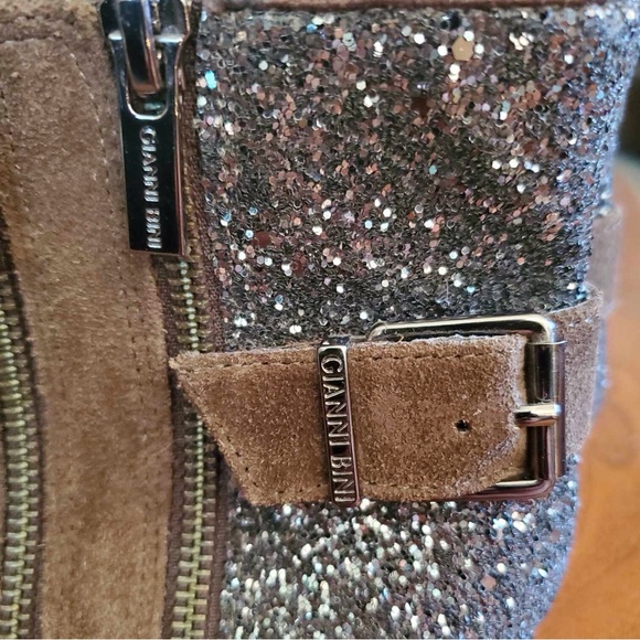 Gianni Bini Macke Suede Boot Brown Size 8.5 - Picture 8 of 11